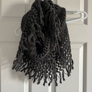 Free with any purchase! American Eagle Outfitters Charcoal Knit Scarf